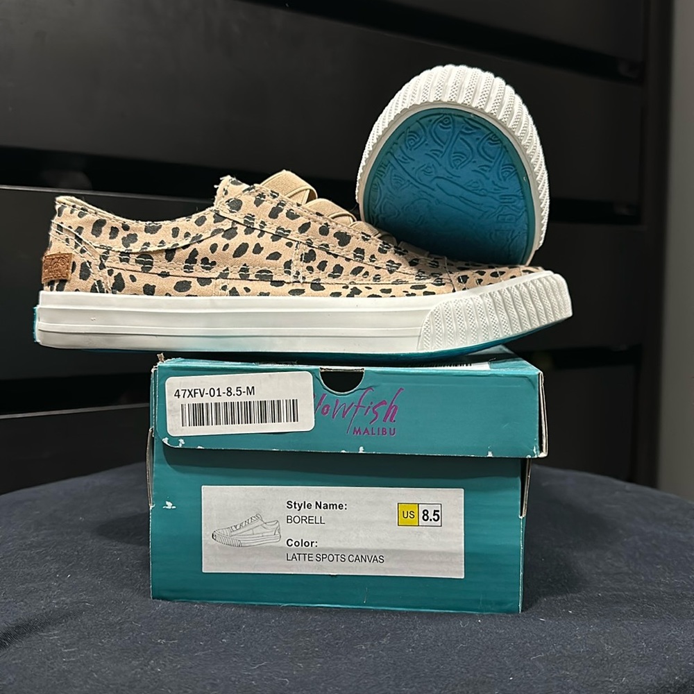 Blowfish Slip On -Leopard Print